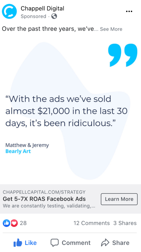 Chase Chappell® Official Site Facebook Ads TikTok Ads Trainings